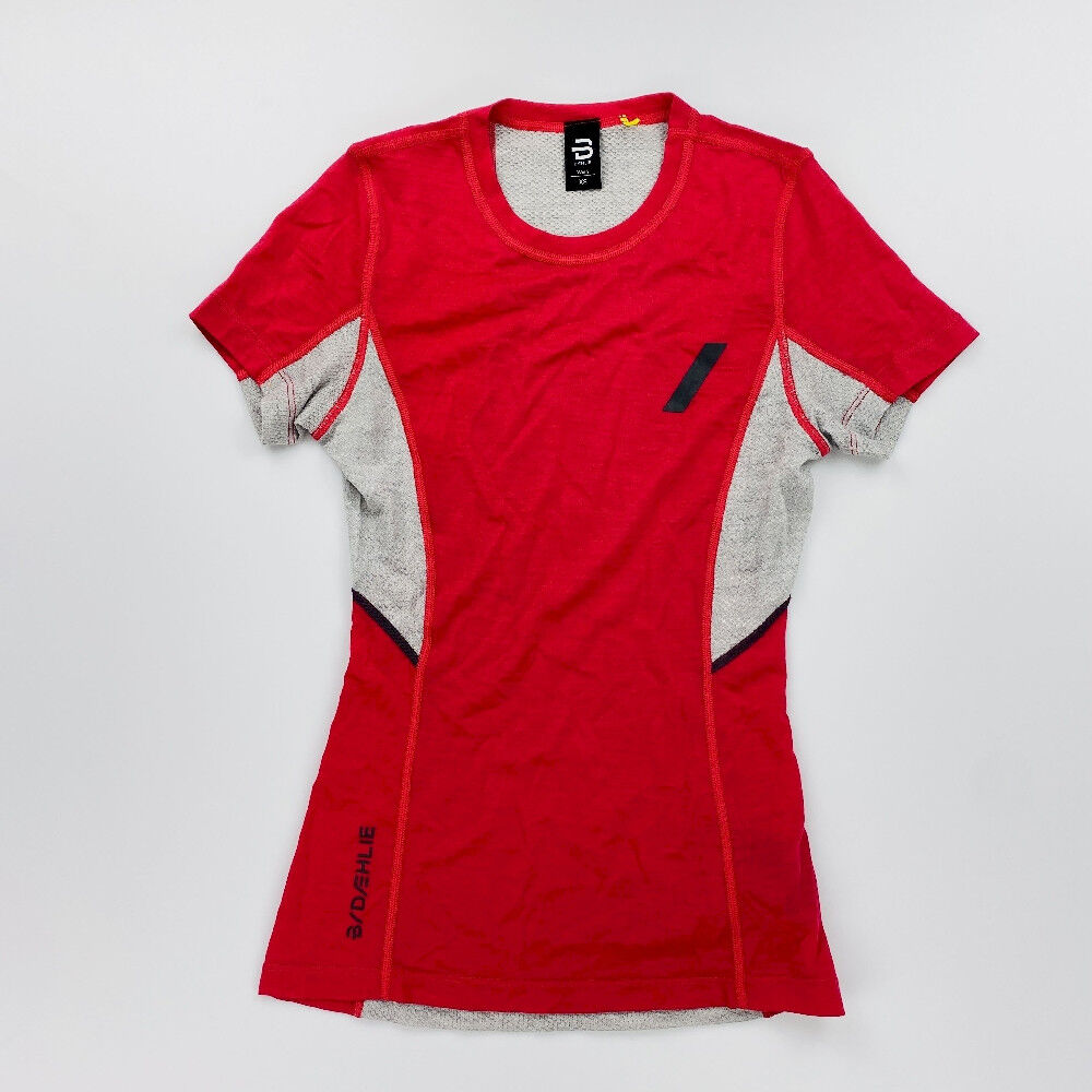 Daehlie Training Wool Summer Tshirt - Second Hand T-paita - Naiset - Vaaleanpunainen - XS | Hardloop