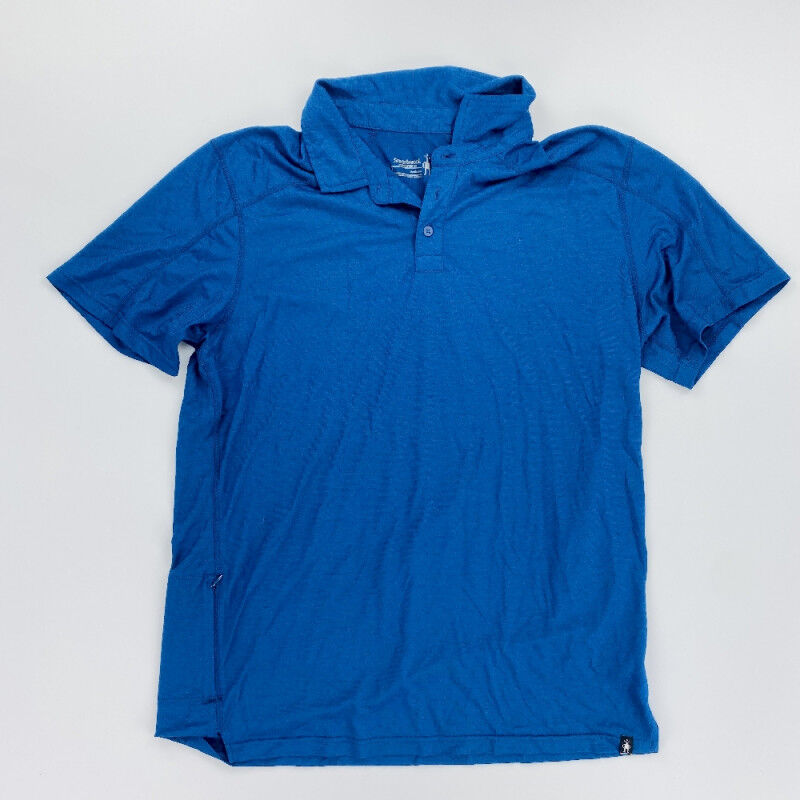 Chemise Manches Courtes Smartwool Merino Sport 150 – Taille M Bleu Homme – Occasion