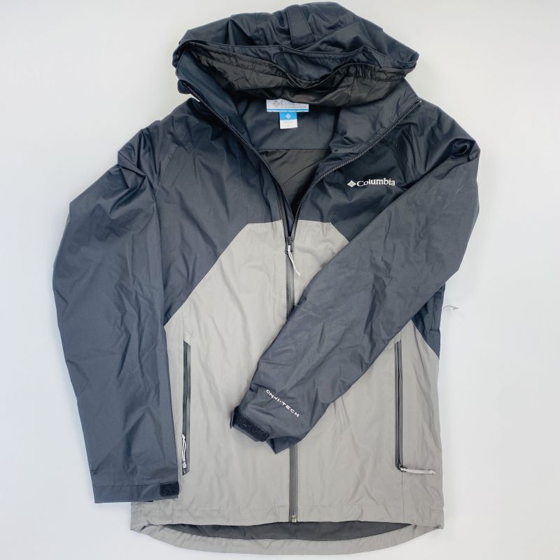 Columbia Jacket Rain Scape - Second Hand Kurtka przeciwdeszczowa meska - Noir - S | Hardloop