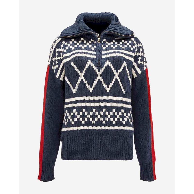 We Norwegians Setesdal Zip Up Sweater - Merinotrui - Dames | Hardloop