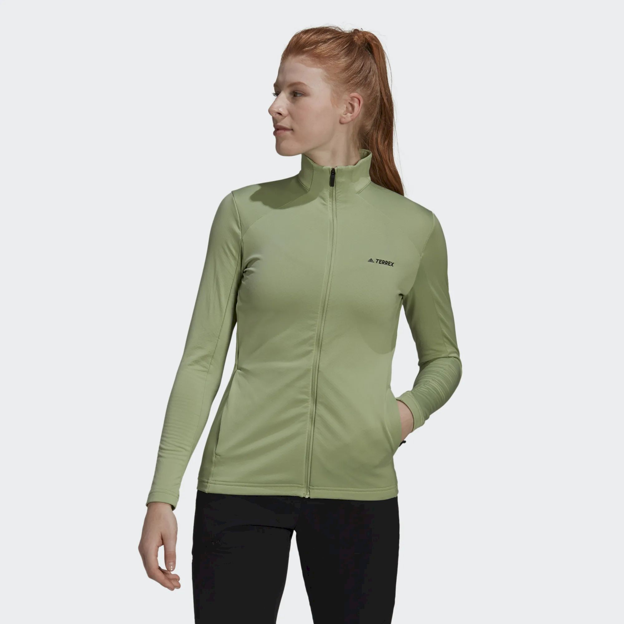 Adidas W MT Full Z Fle - Fleecejacke - Damen | Hardloop