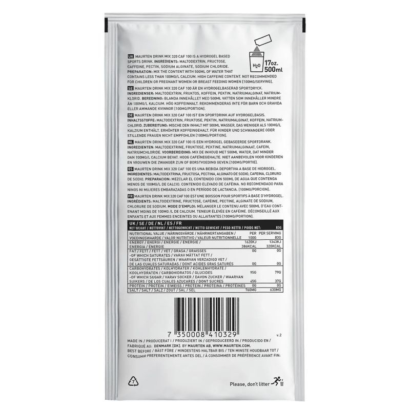 Maurten Drink Mix 320 Caf 100 - Energidrik | Hardloop