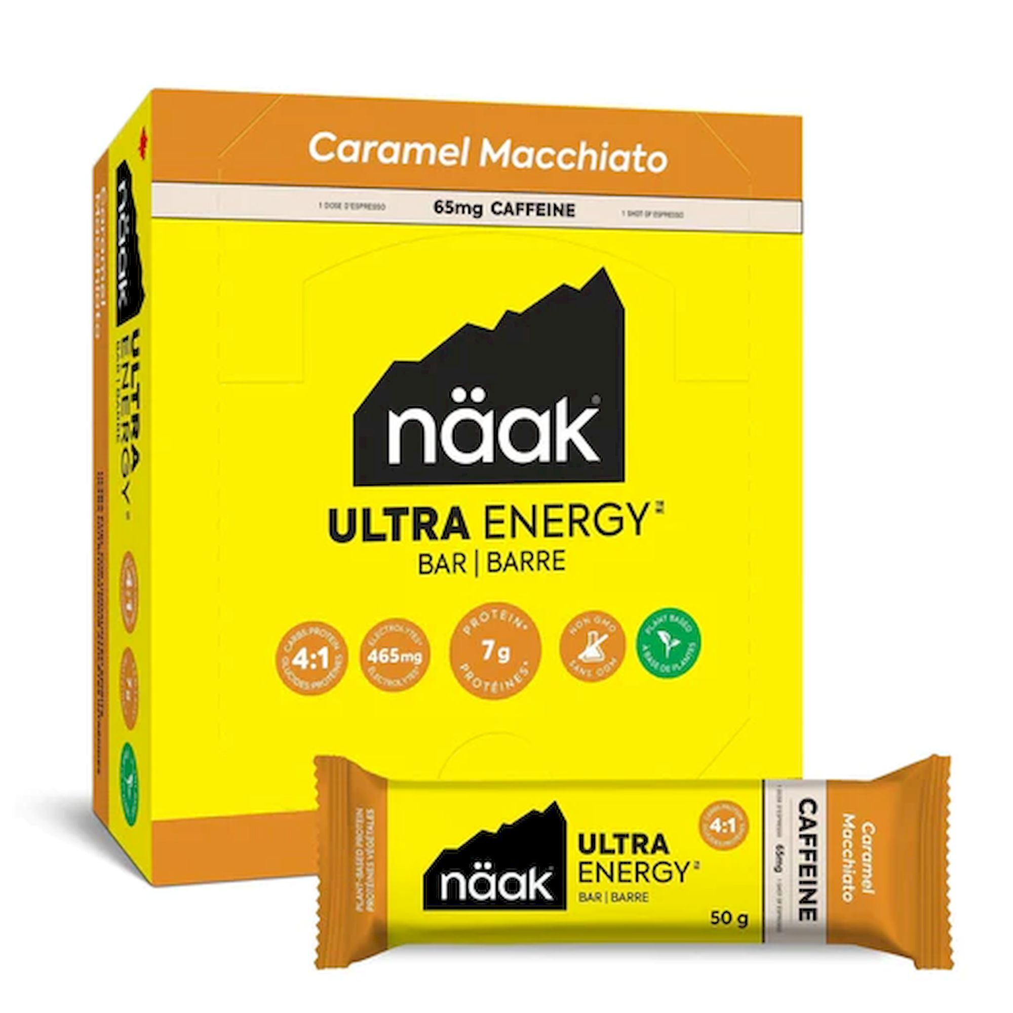 Näak Ultra Energy Caffeine Bars - Baton energetyczny | Hardloop
