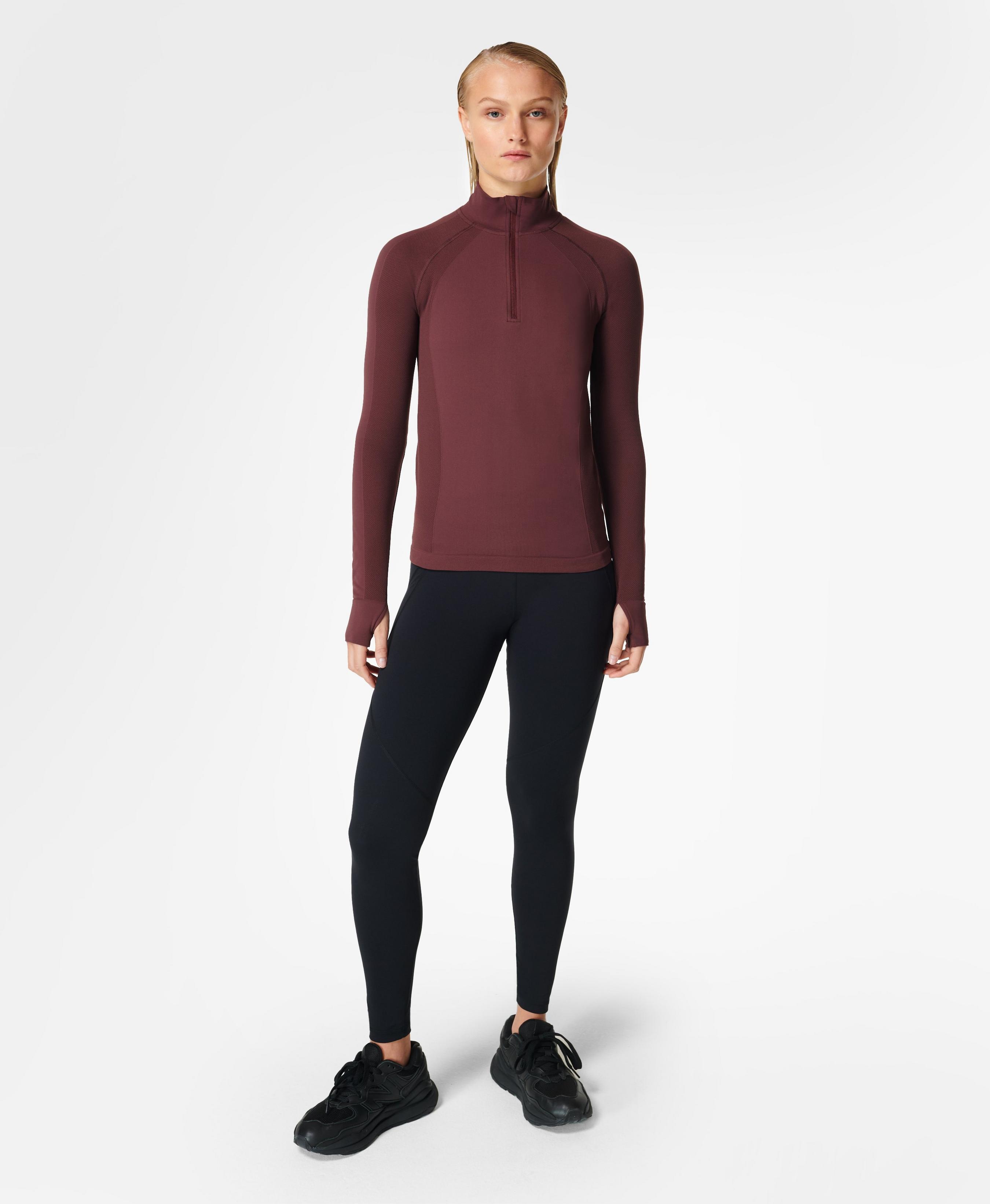 Sweaty Betty Athlete Seamless Half Zip Long Sleeve Top - Fleece jacket - Women's