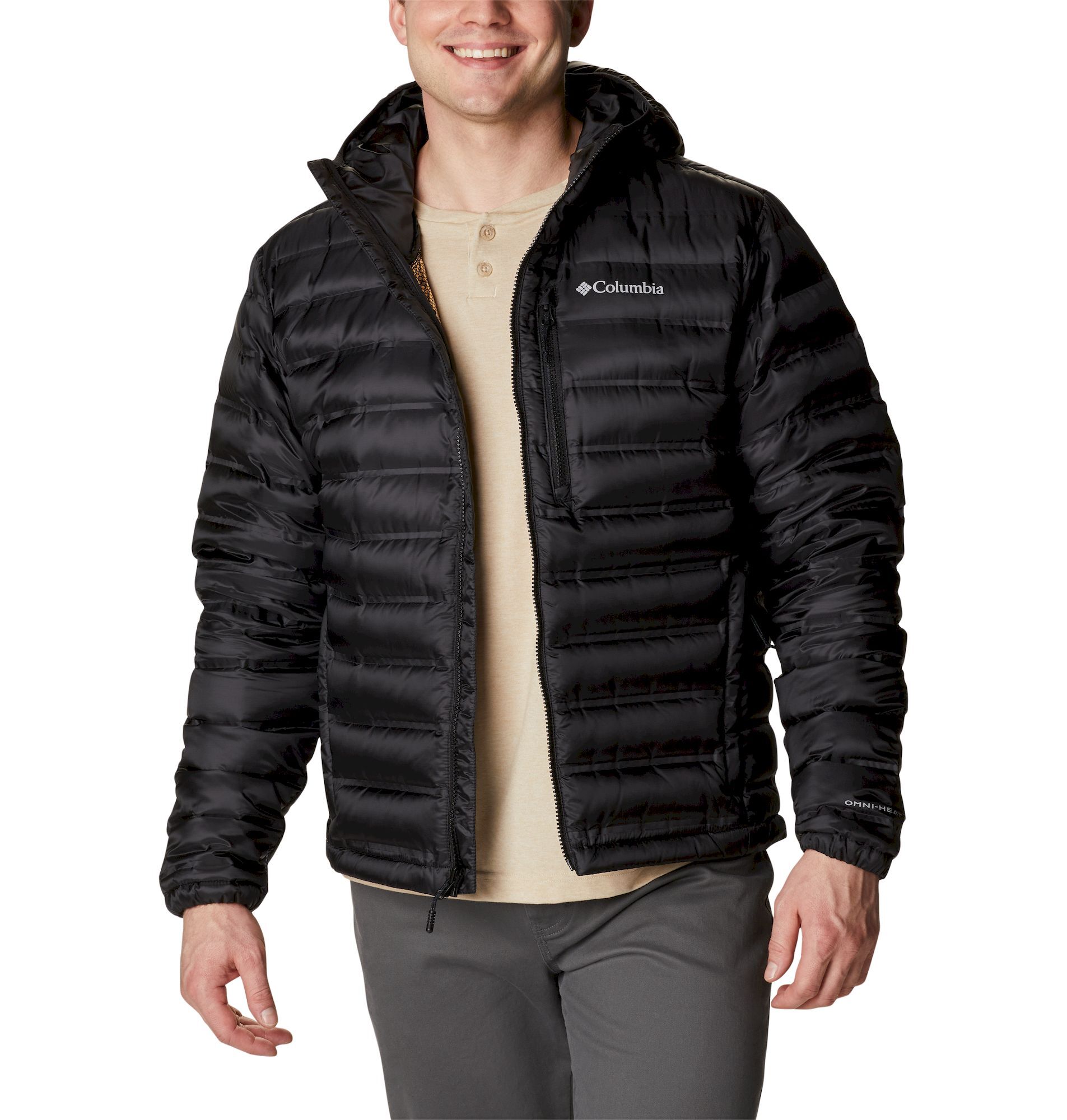 Columbia Herren Pebble Peak Daunenjacke – Mit Omni-Heat Infinity, 700er Daune, Wasserabweisend