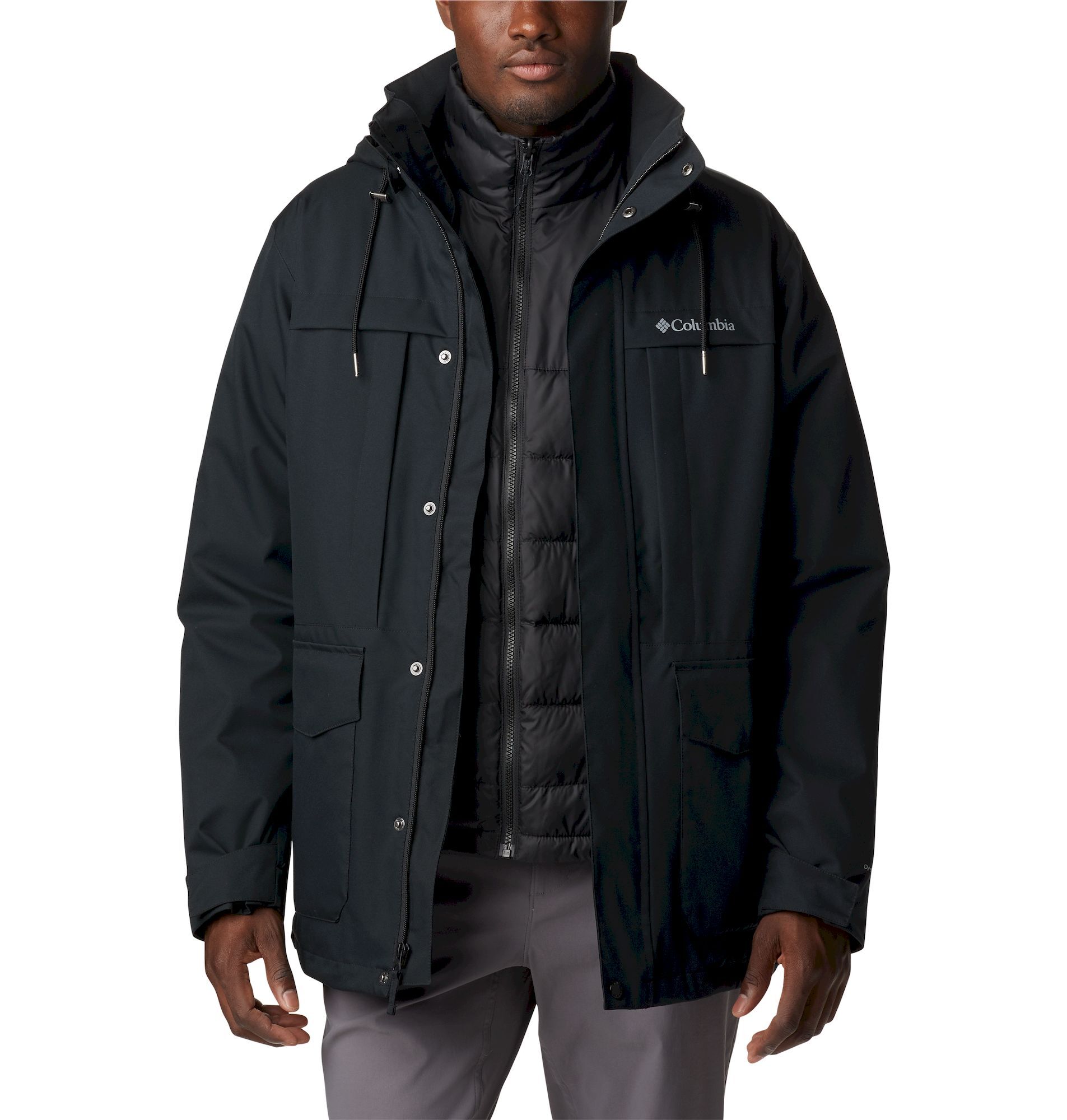 Columbia Stuart Island Interchange Jacket - Kurtka zimowa meska | Hardloop