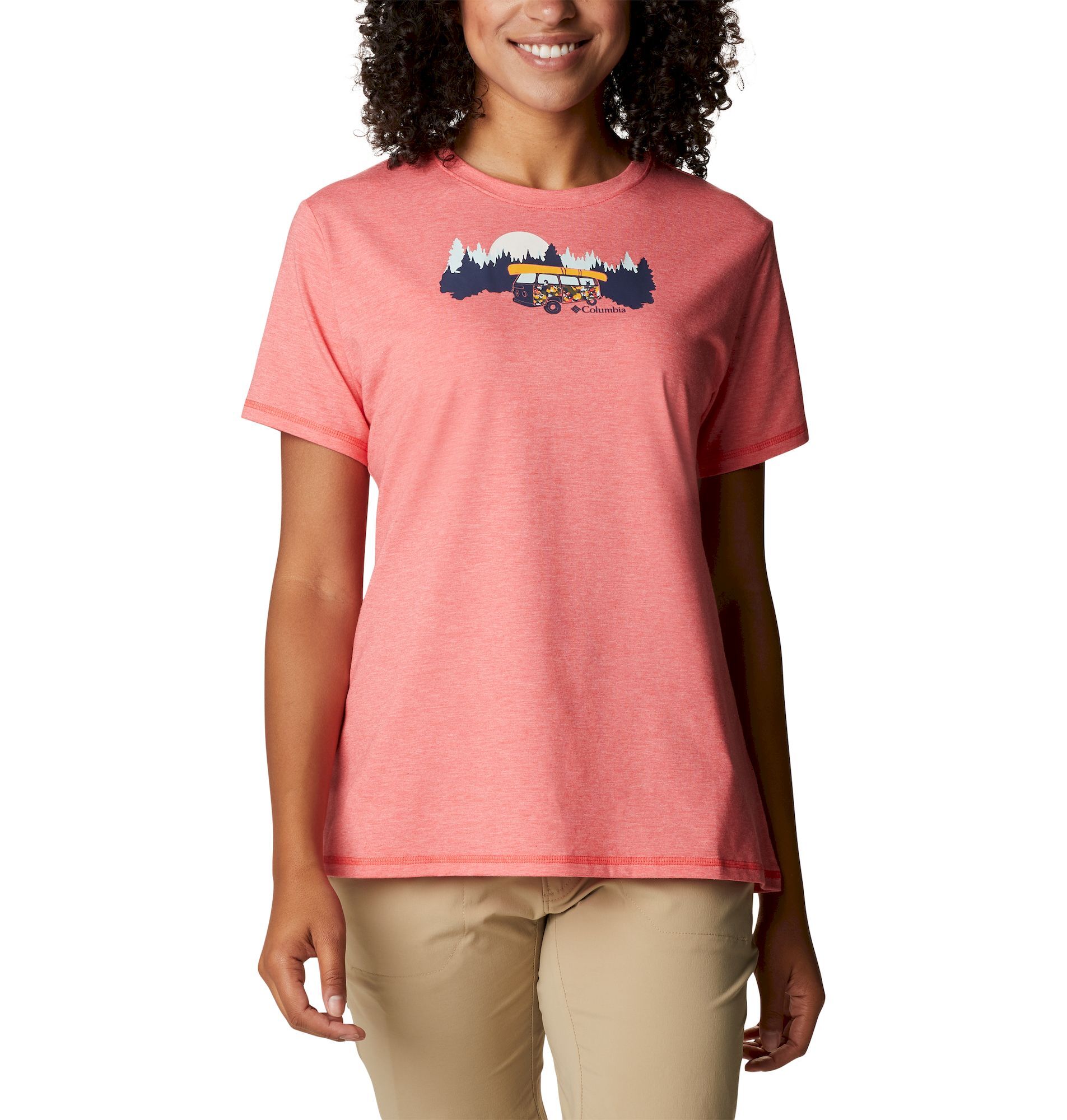 Columbia Sun Trek Graphic Tee Ii - T-shirt damski | Hardloop