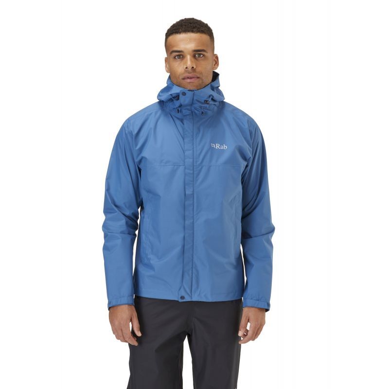 Veste Imperméable Homme Event Fabrics Orkan - Taille M, Couleur Sarcelle/orange, Neuve