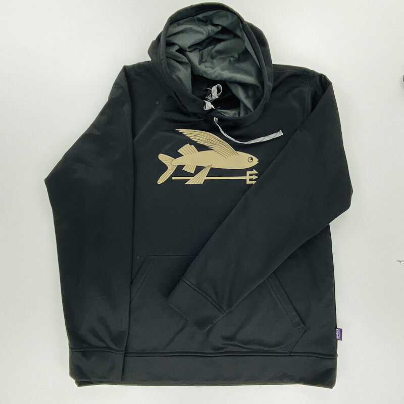 Patagonia Flying Fish Sweatshirt Hoody - Second Hand Bluza męska - Noir - L | Hardloop
