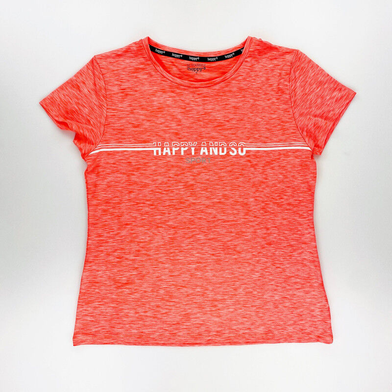 Happy & So Chine Graphic - Second Hand T-shirt - Women's - Pink - L | Hardloop