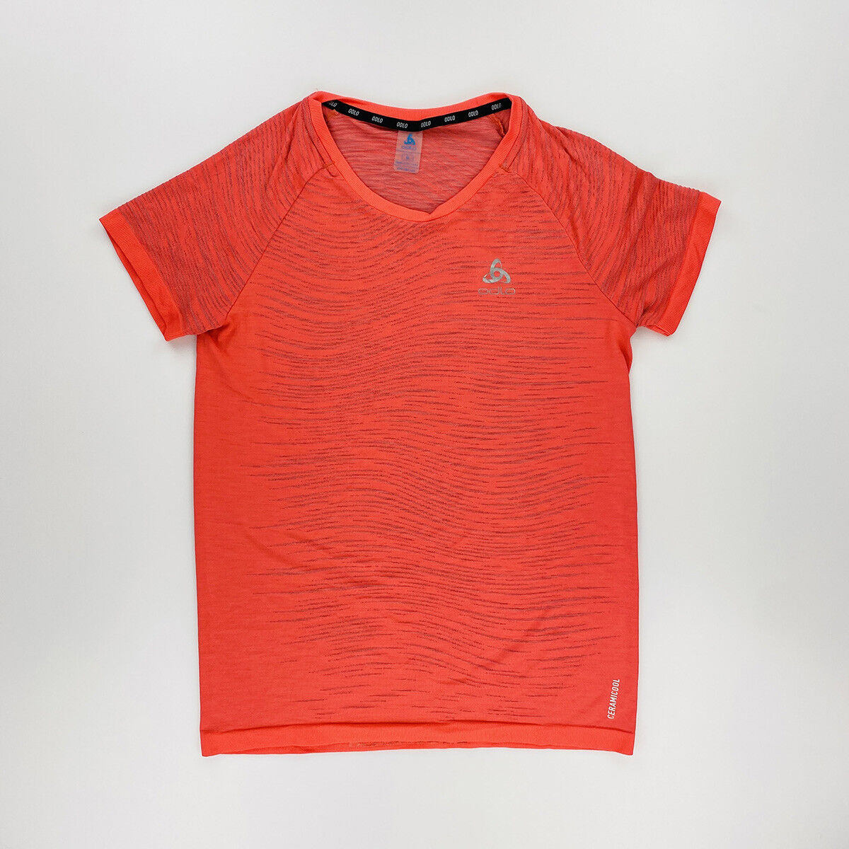 Odlo T-Shirt S/S Crew Neck Zeroweight - Seconde main T-shirt femme - Rose - M | Hardloop