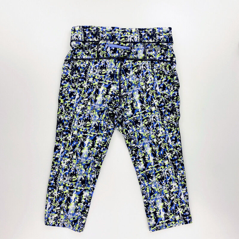 Li-Ning Ginette Printed Capri Tights - Second Hand Housut - Naiset - Monivärinen - L | Hardloop
