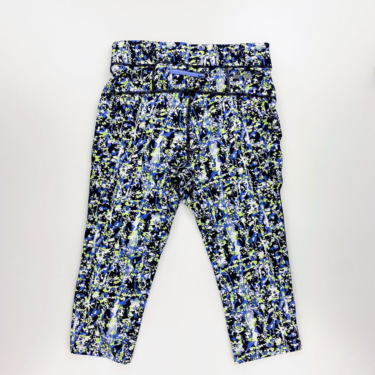 Li-Ning Ginette Printed Capri Tights - Second Hand Spodnie damskie - Multicolore - L | Hardloop