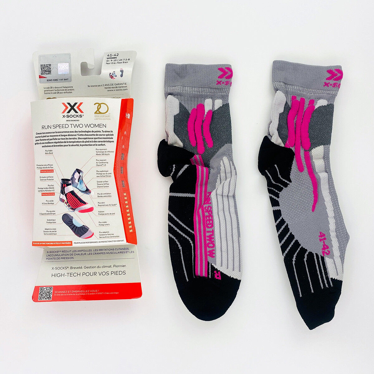 X-Socks Run Speed Two Lady - Calze running - Donna di seconda mano - Multicolore - 41 - 42 | Hardloop
