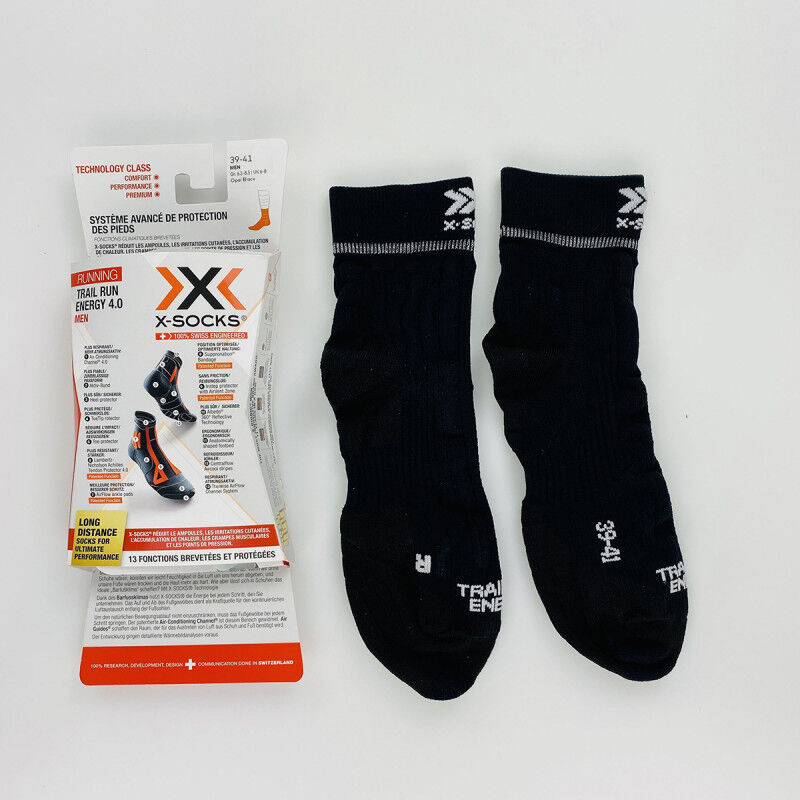 X-Socks Trail Run Energy 4.0 - Calze running - Uomo di seconda mano - Nero - 39 - 41 | Hardloop