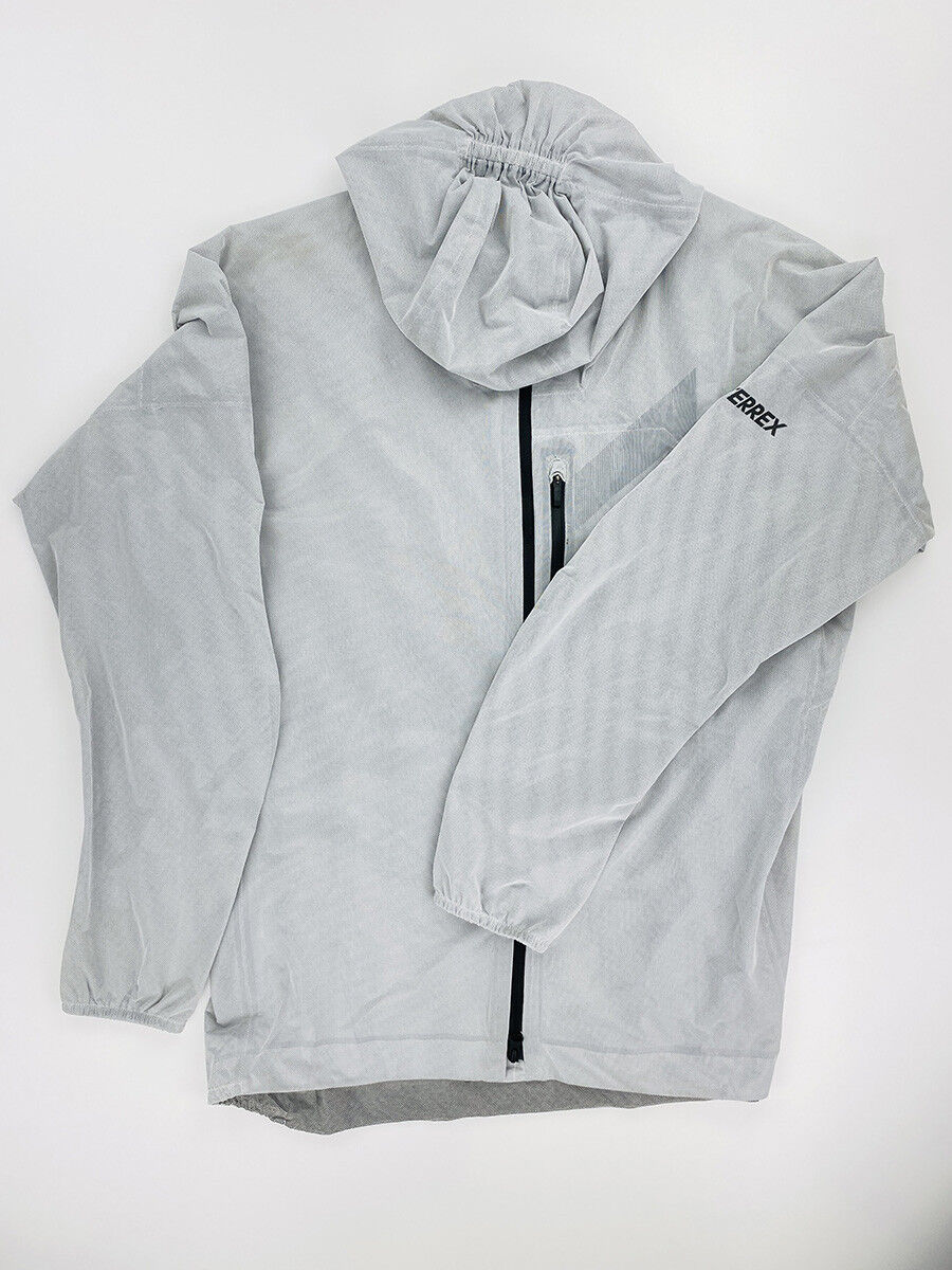 Adidas Terrex Agravic - Second Hand Windproof jacket - Men's - Grey - XL | Hardloop