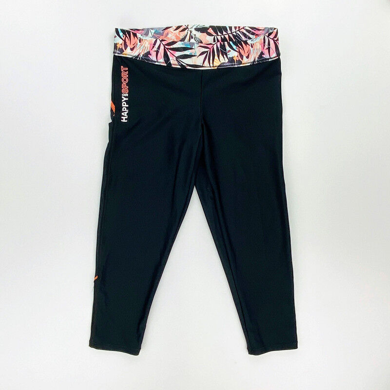 Happy & So Corsaire - Pantaloni da corsa - Donna di seconda mano - Nero - 38 | Hardloop