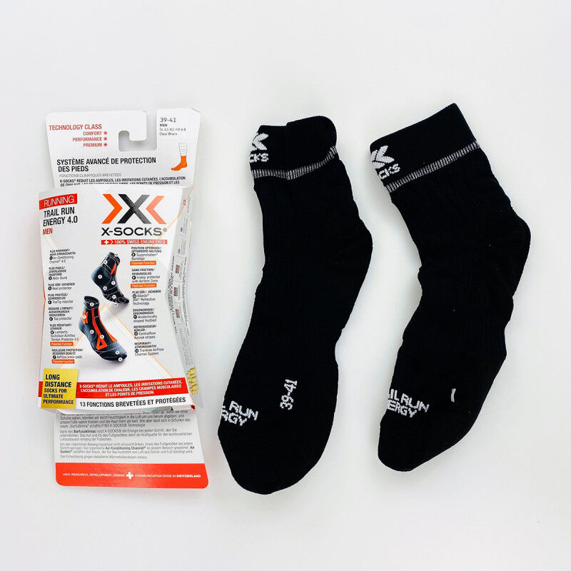 X-Socks Trail Run Energy 4.0 - Second Hand Running socks - Men's - Black - 39 - 41 | Hardloop
