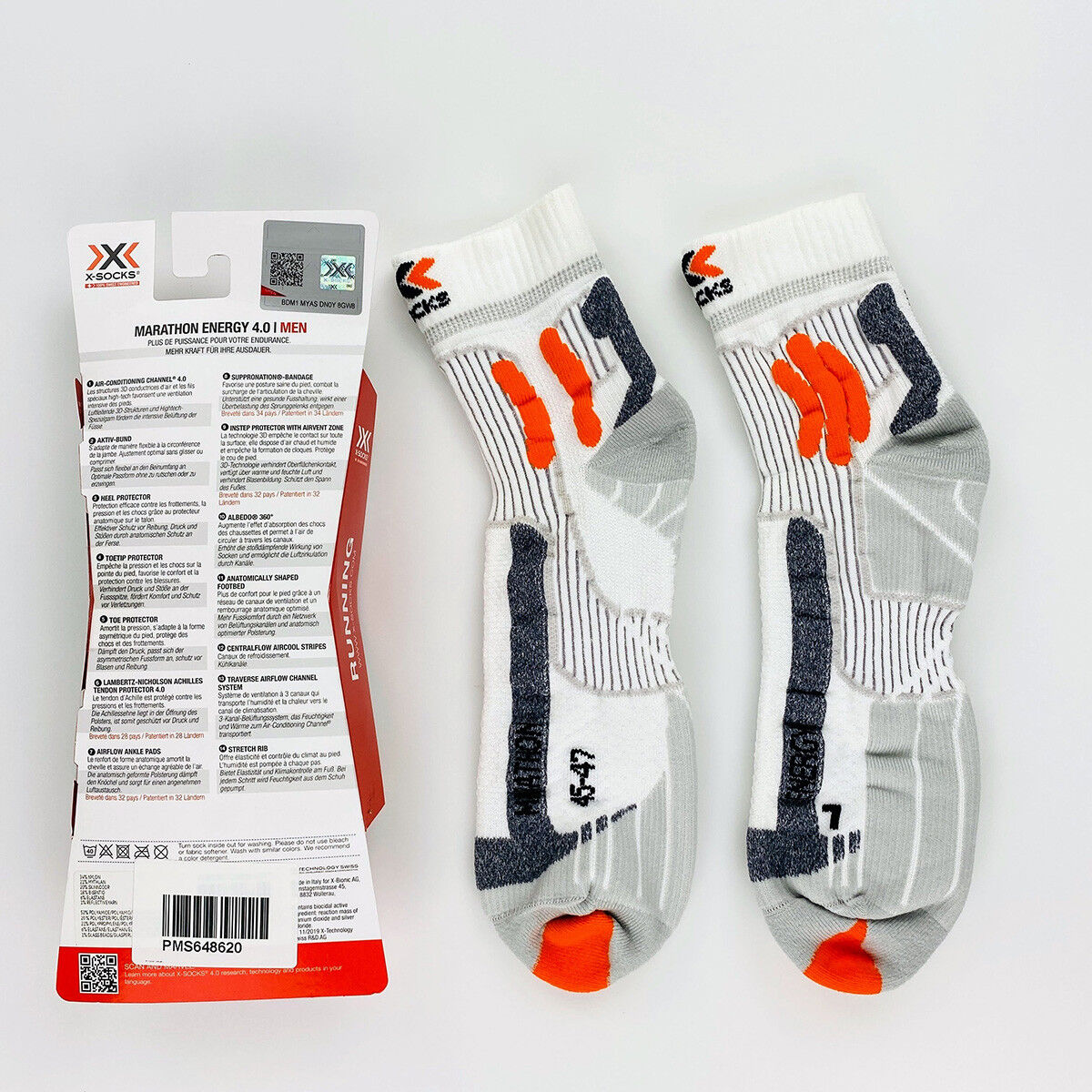 X-Socks Marathon Energy 4.0 - Second Hand Running socks - Men's - Multicolored - 45 - 47 | Hardloop