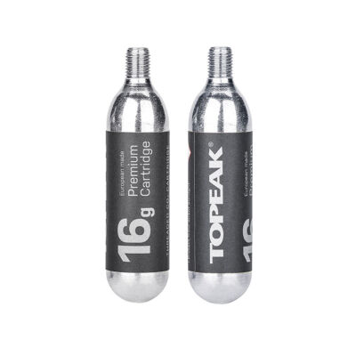 CO2 Cartridge 16g Threated (2 pieces) - CO2 bike pump