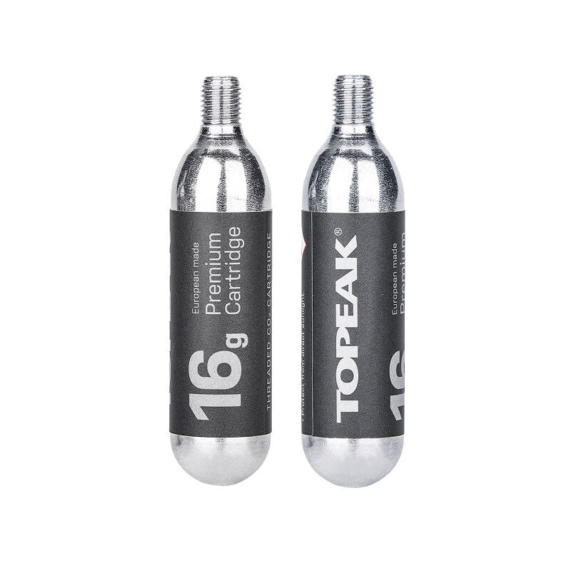 Topeak CO2 Cartridge 16g Threated (2 pieces) - Pompe CO2 | Hardloop