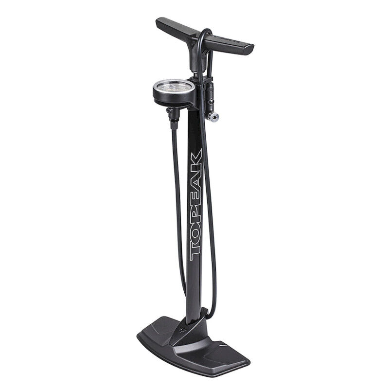 Pompe à Pied Topeak Joe Blow Max II – Jusqu'à 120 Psi – Manomètre Analogique – Tuyau Extra Long