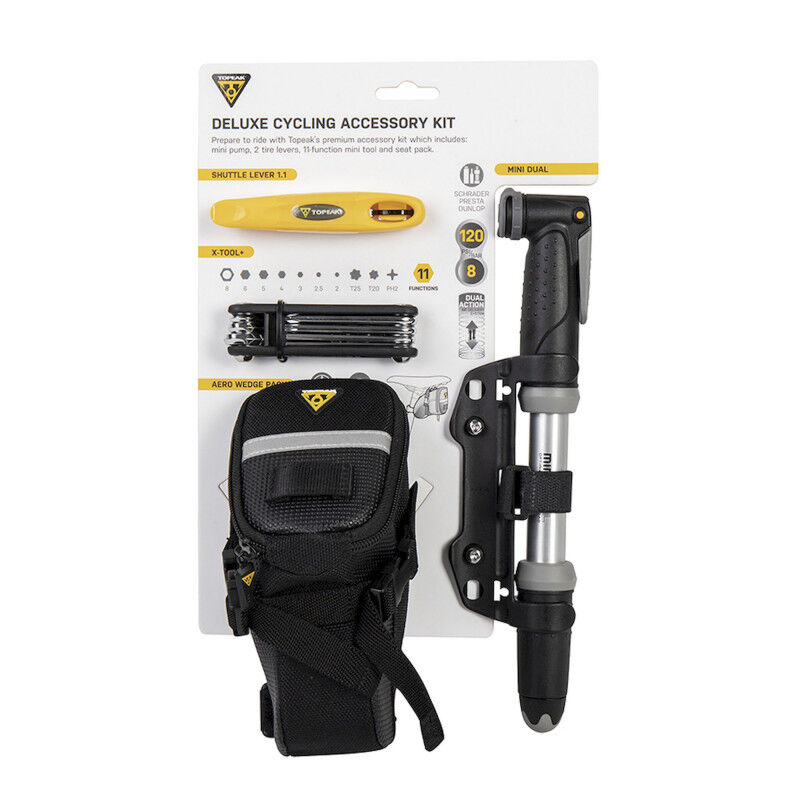 Topeak Deluxe Cycling Accessory Kit - Multi-outils | Hardloop