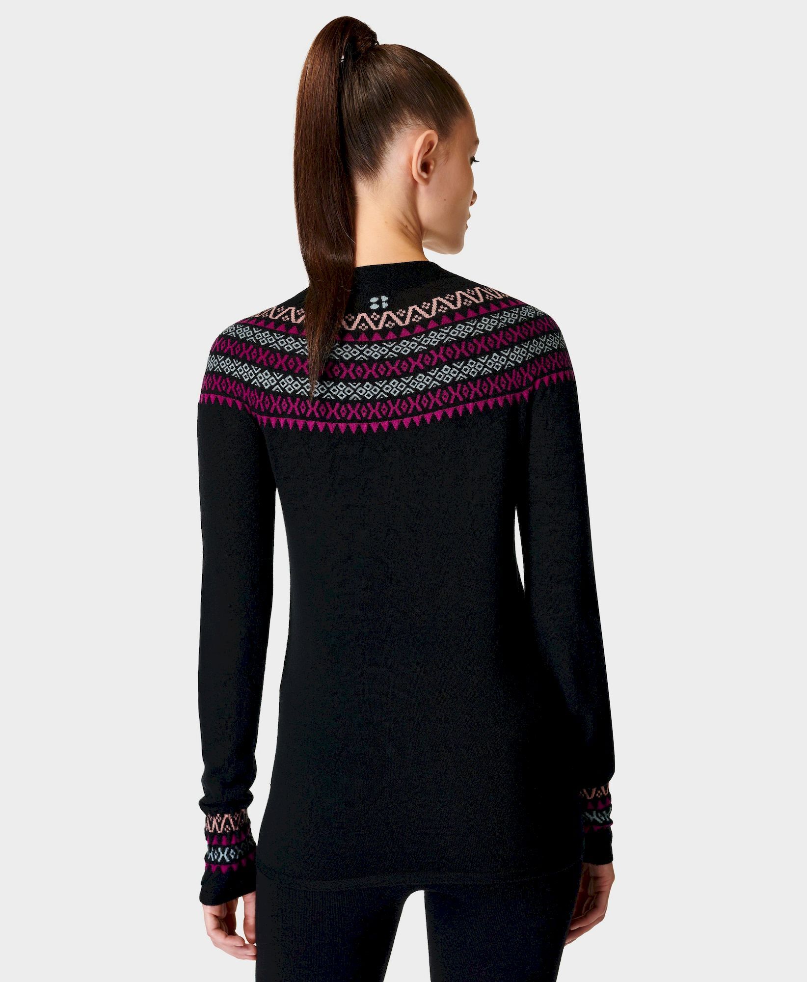 Sweaty Betty Merino Fairisle Base Layer Top - Base layer - Women's