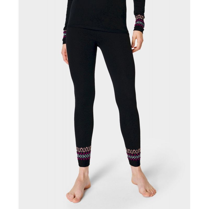 Sweaty Betty Merino Fairisle Base Layer Legging - Dámské Funkční triko