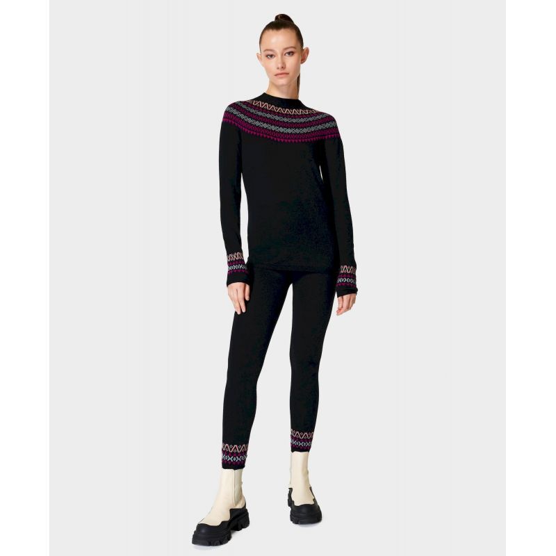 Sweaty Betty Merino Fairisle Base Layer Legging - Ondergoed - Dames