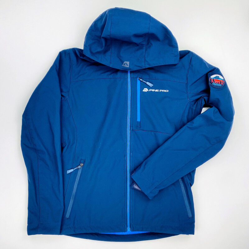 Alpine Pro Nootk 8 - Second Hand Kurtka wiatrówka meska - Bleu pétrole - S | Hardloop