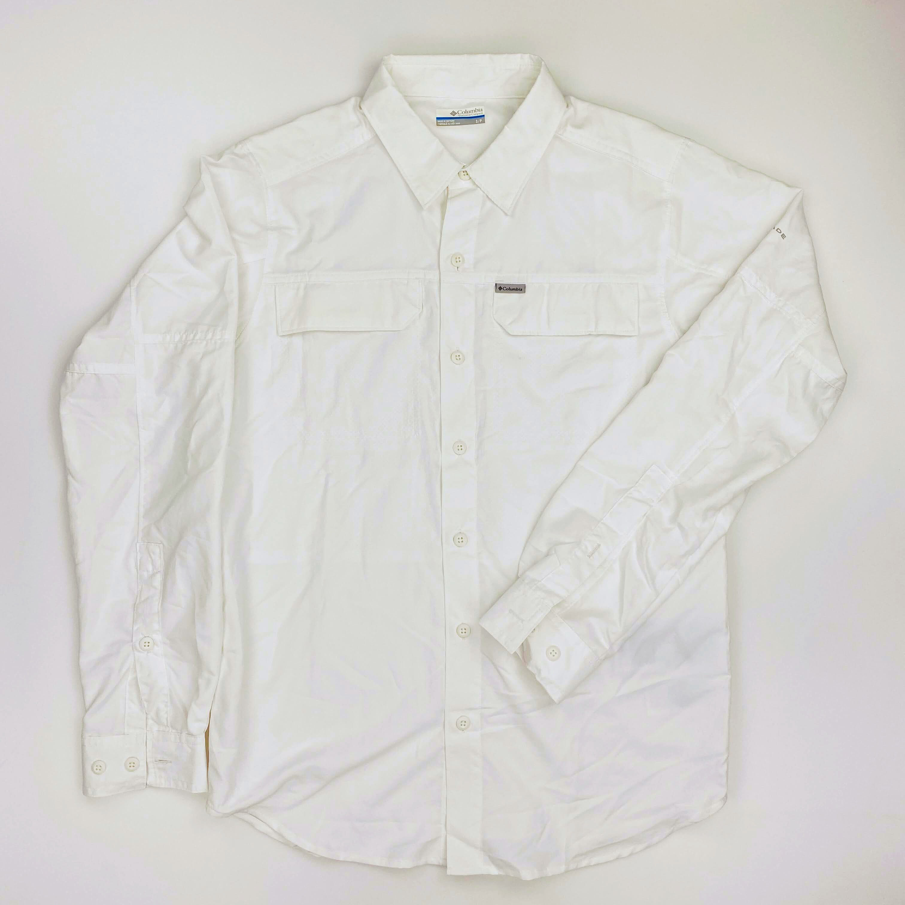 Columbia Long Slive Shirt 2.0 - Second Hand Paita - Miehet - Valkoinen - S | Hardloop