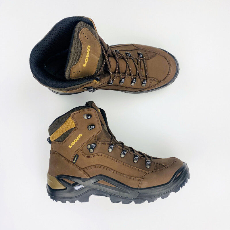 Shoe Lowa Renegade Gtx Herren 44 Lowa Renegade EVO GTX Mid Olive Mustard 't  Amerikaantje