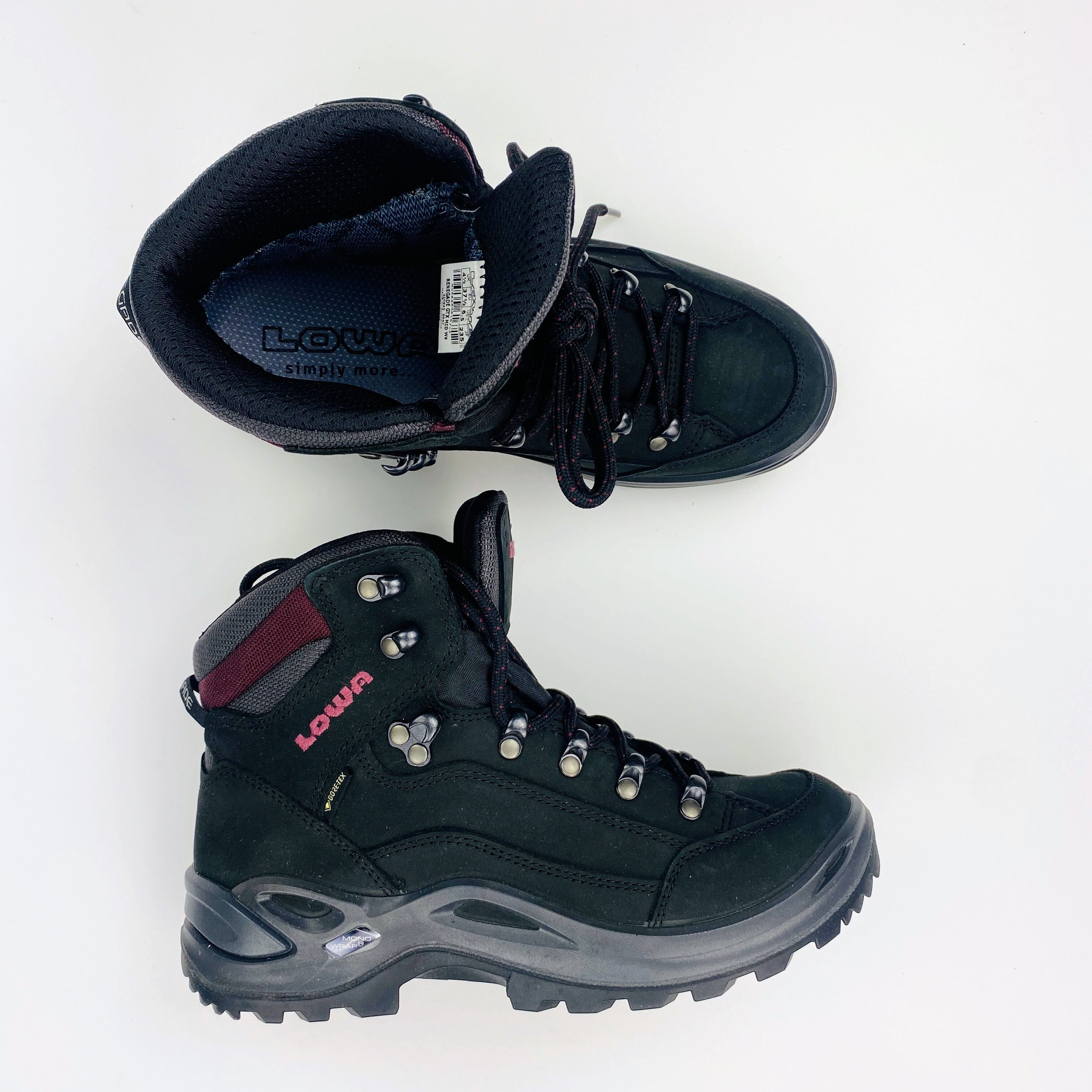 Lowa Renegade GTX Mid Ws - Seconde main Chaussures femme - Noir - 37.5 | Hardloop