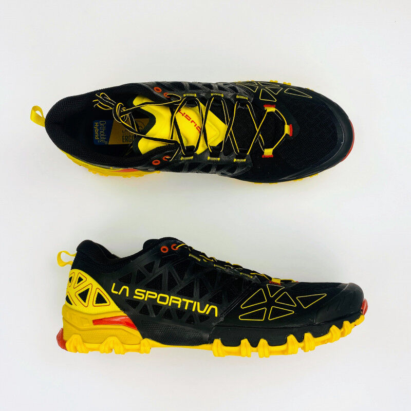 La Sportiva Bushido II Second Hand Trail running shoes Men s Yellow 47 Hardloop