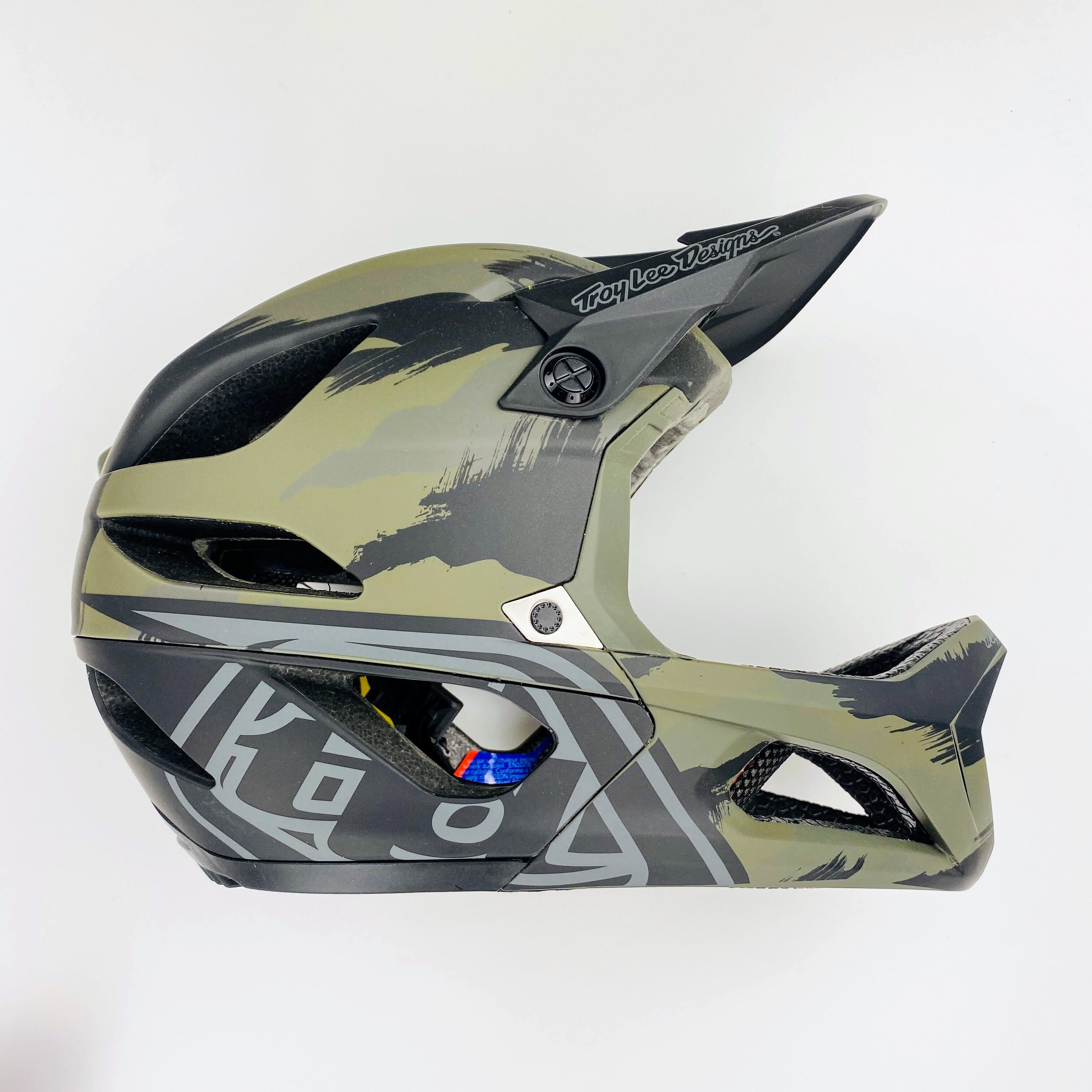 tent blaas gat Actief Troy Lee Designs Stage MIPS Helmet - Tweedehands MTB helm - Heren - Bruin -  M / L | Hardloop