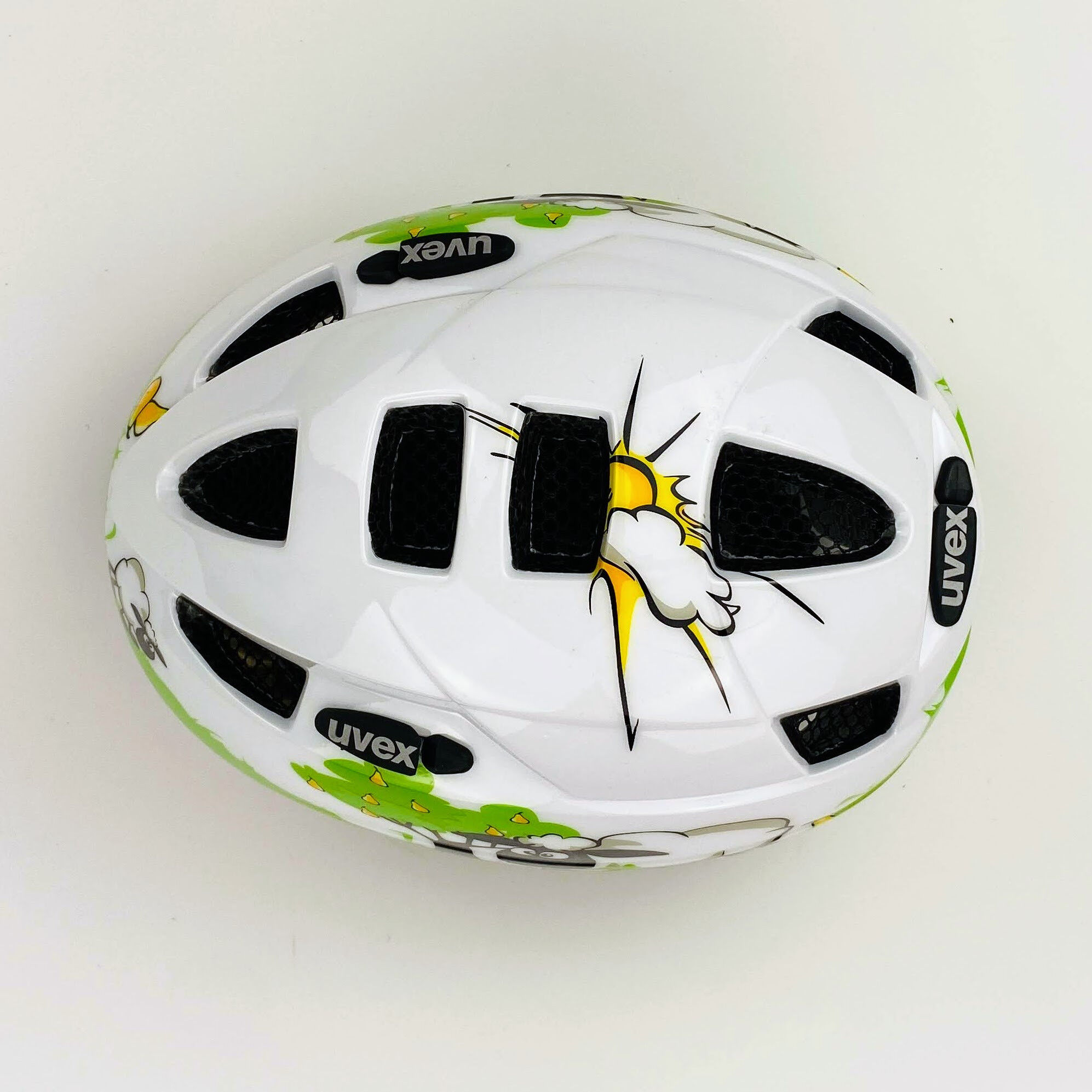 Uvex Junior Kid 2 - Casco per bici - Bambino di seconda mano - Bianco - 46-52 cm | Hardloop