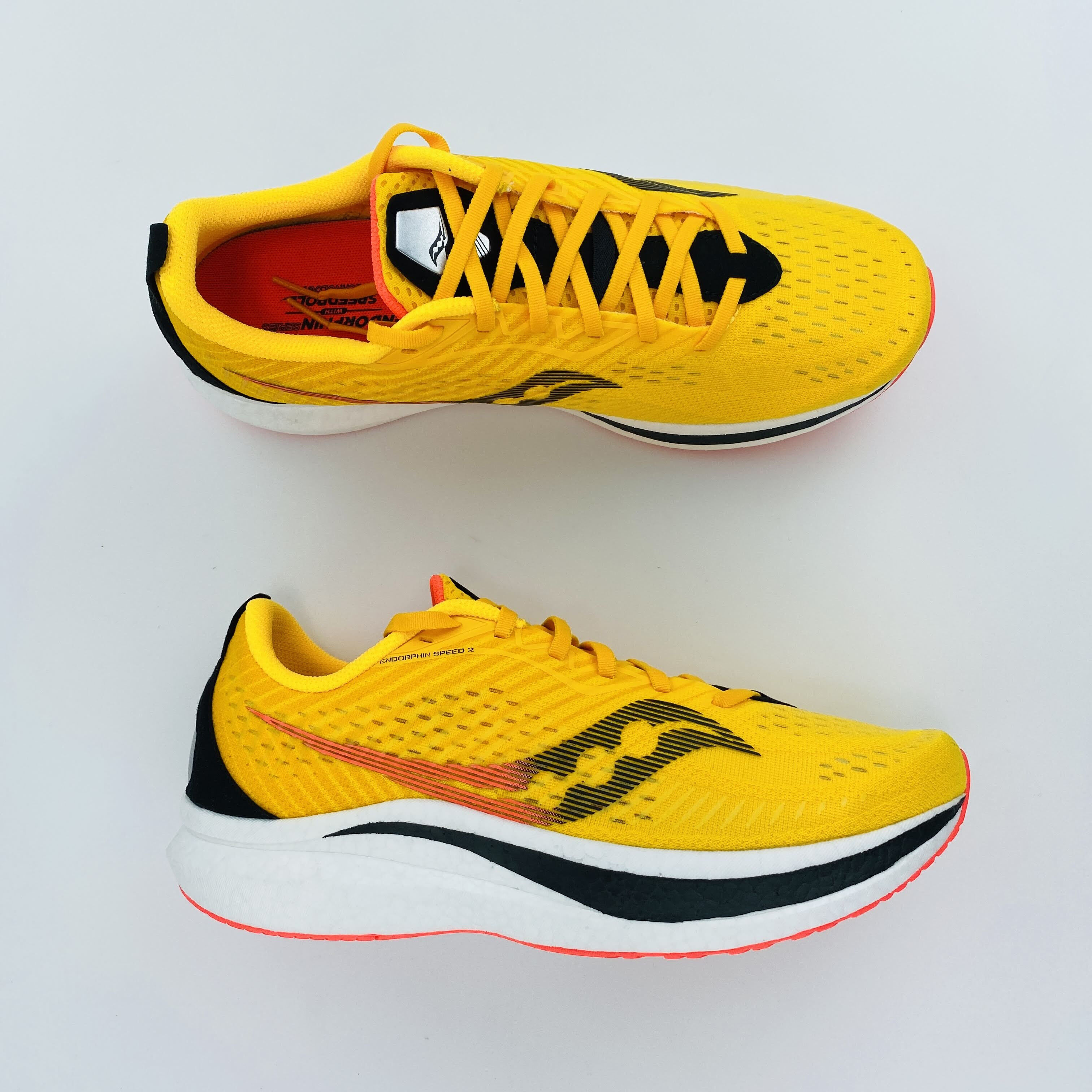 Saucony Endorphin Speed 2 - Seconde main Chaussures running homme - Orange - 46 | Hardloop