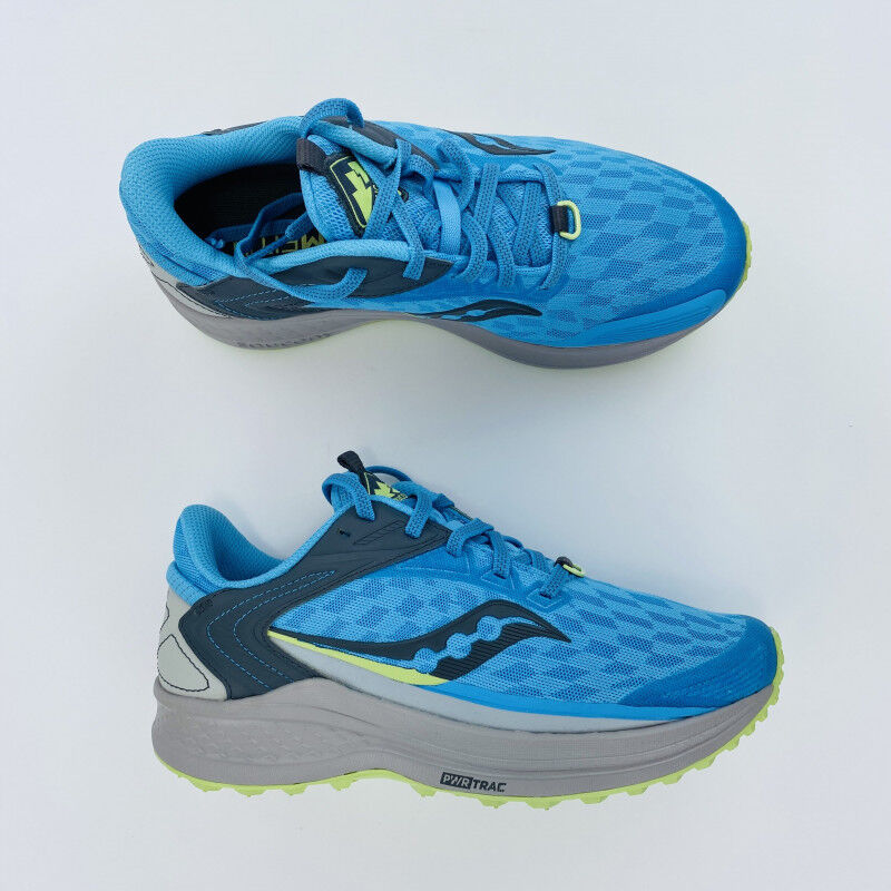 Saucony Canyon TR 2 W - Seconde main Chaussures trail femme - Bleu - 37.5 | Hardloop
