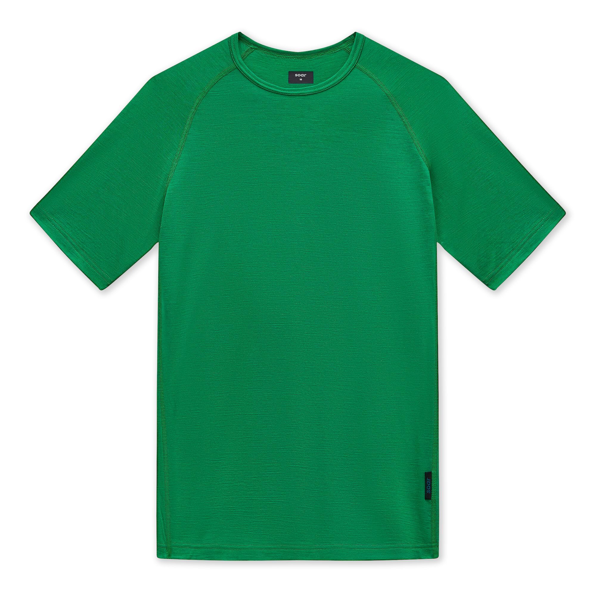 Soar Running SS Merino Silk Base Layer - Maillot thermique homme | Hardloop