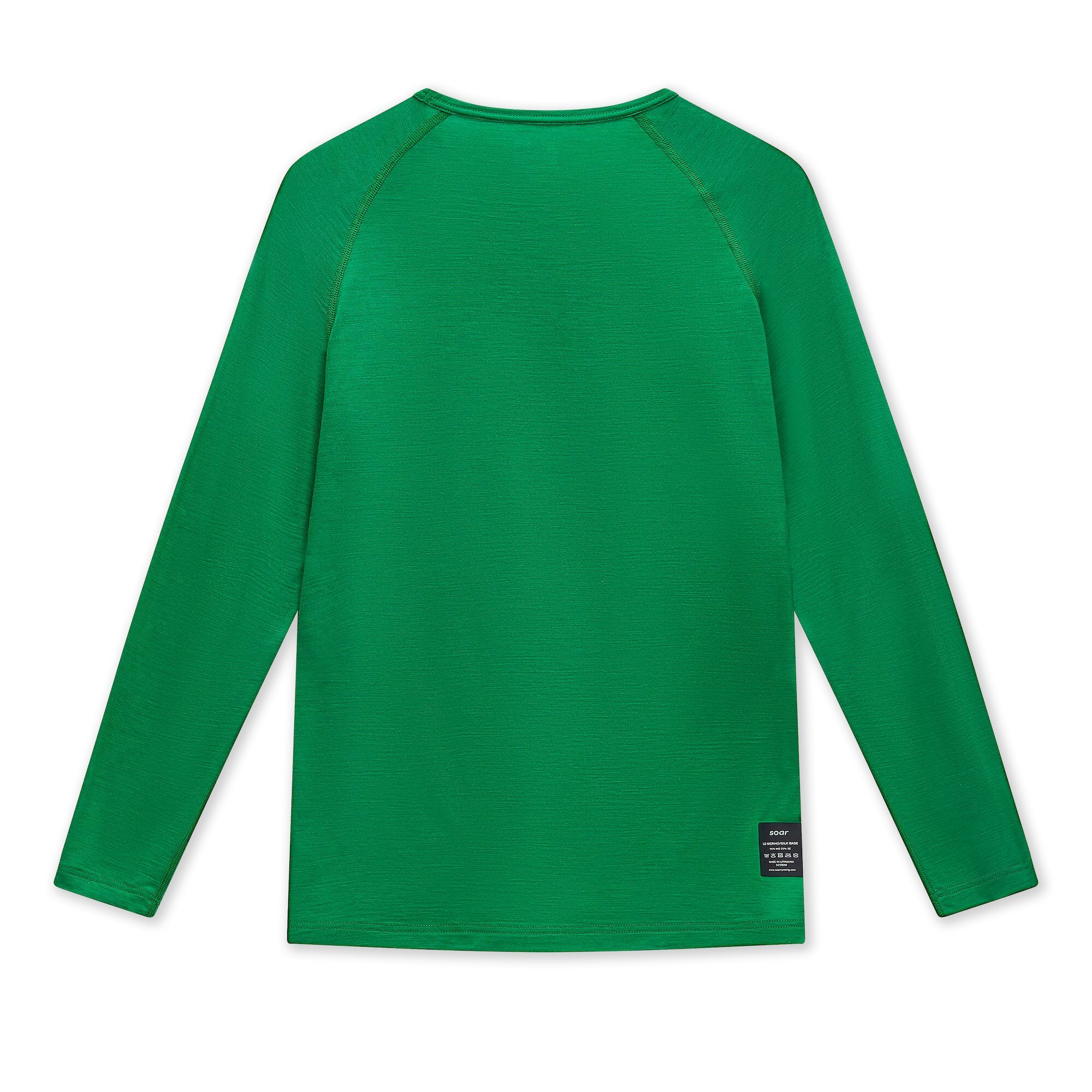 HOT Shirt Silk Base Layer Mens Soar Running LS Merino Silk