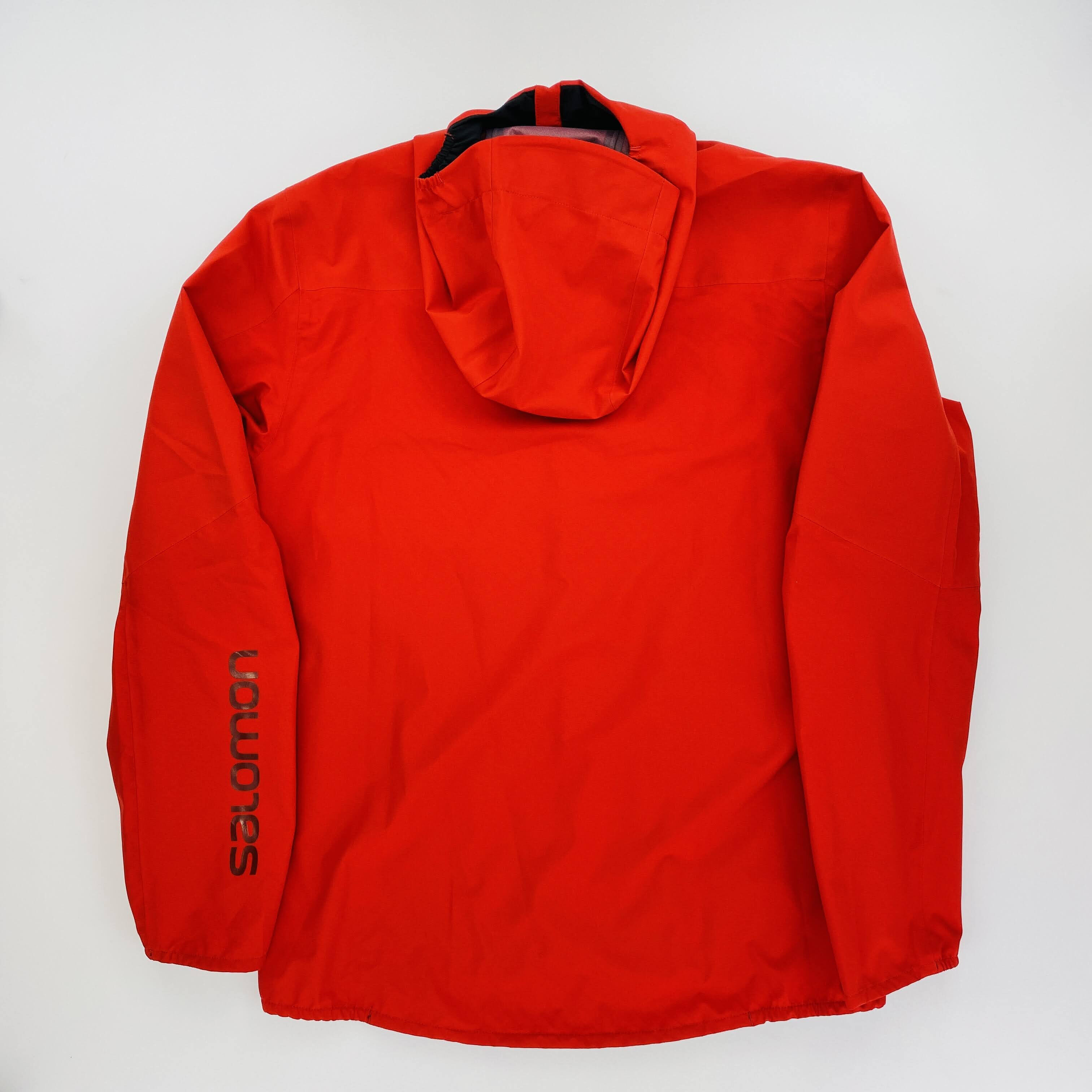 Salomon Outline Jacket M - Second Hand Kurtka przeciwdeszczowa meska - Rouge - M | Hardloop