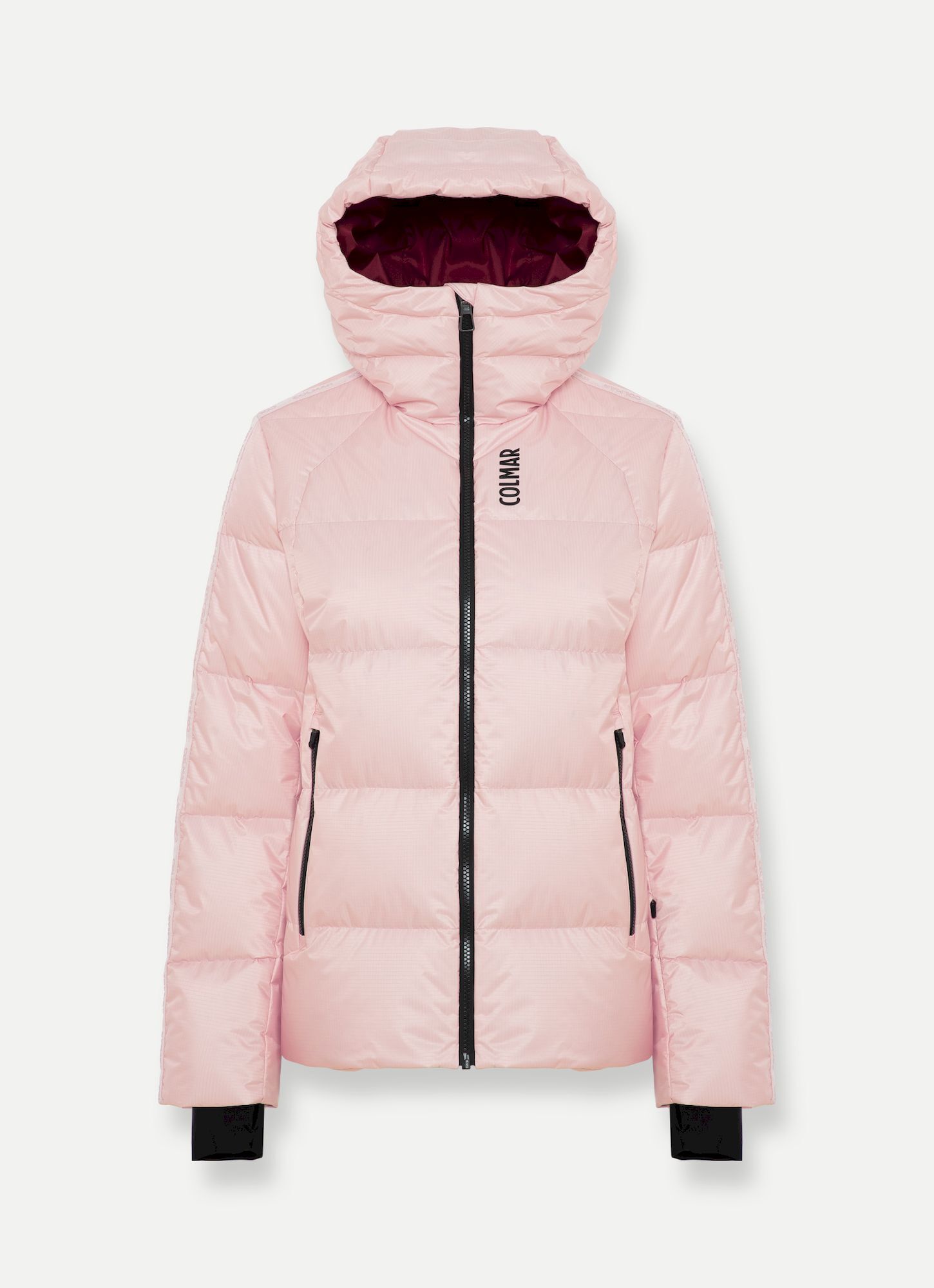 Ladies pink 2025 down jacket