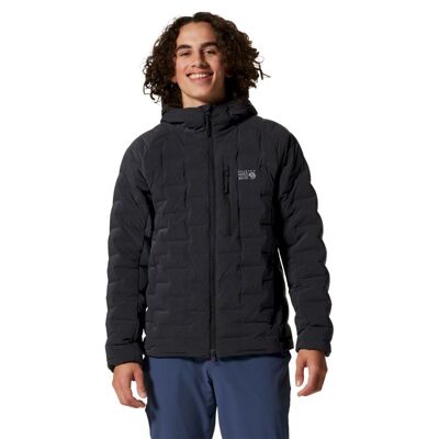 Stretch Down Hooded Jacket - Donsjack - Heren