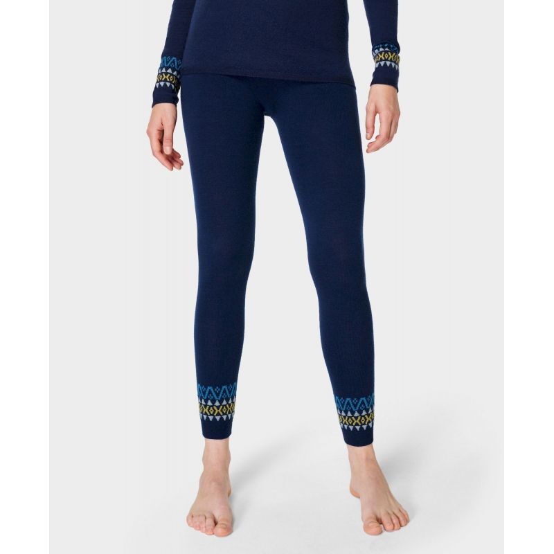 Sweaty Betty Fairisle Base Layer Leggings - Bielizna termiczna damska | Hardloop
