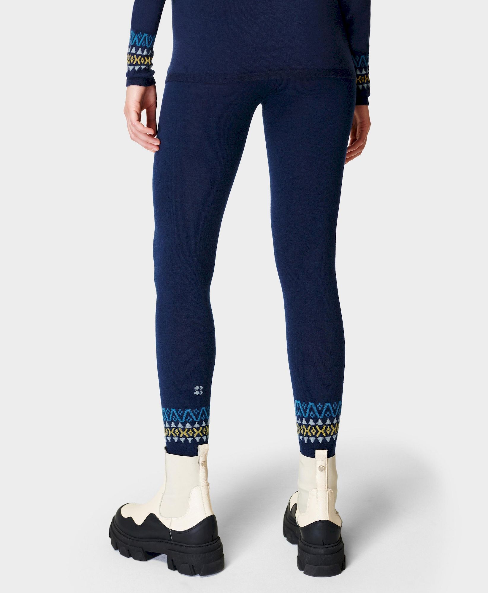 Sweaty Betty Fairisle Base Layer Leggings - Bielizna termiczna damska | Hardloop