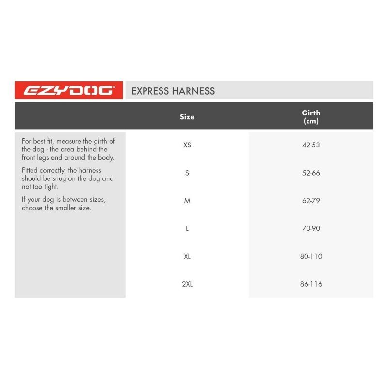 EzyDog Express Harness - Arnés para perro | Hardloop