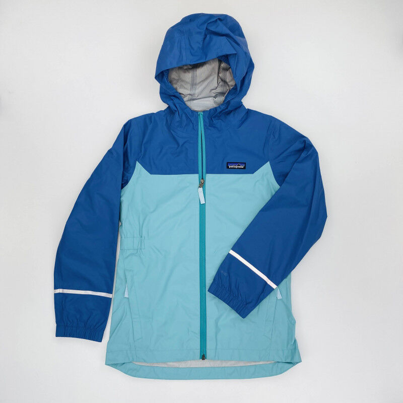 Patagonia Girls Torrentshell 3L Jkt Second Hand Waterproof jacket Kid s Blue M Hardloop