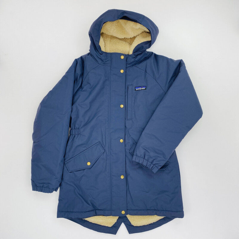 Patagonia Girls Insulated Isthmus Parka Parka di seconda mano Bambino Blu M Hardloop