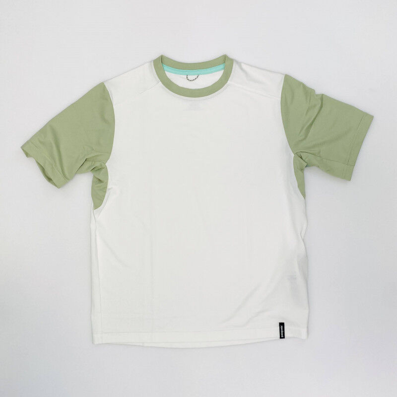 Patagonia K's Cap SW T-Shirt - Second Hand T-shirt - Kid's - Blanc - M | Hardloop